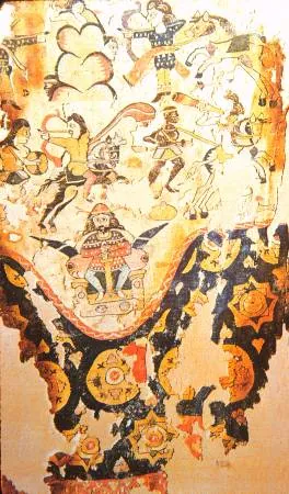 parthian shot: a military maneuver where archers on horseback turned their bodies back in full gallop to shoot at...