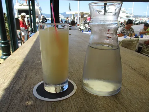 pastis: a liqueur containing aniseed