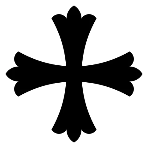 patonce: having the arms growing broader and floriated toward the end; said of a cross