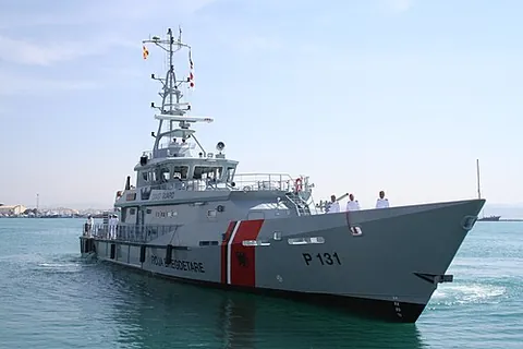patrol boat: a relatively small naval vessel designed for coastal defence