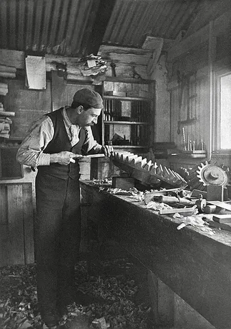 patternmaker: a tradesperson who makes wooden patterns from which sand molds for sand casting are made