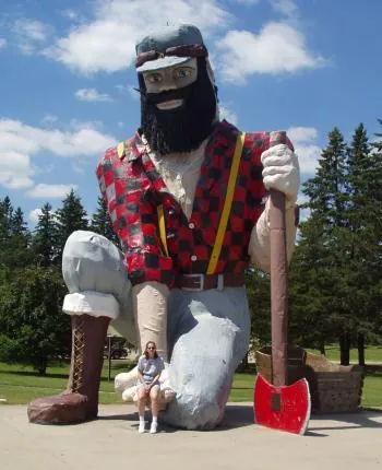 paul bunyan: a mythological giant lumberjack
