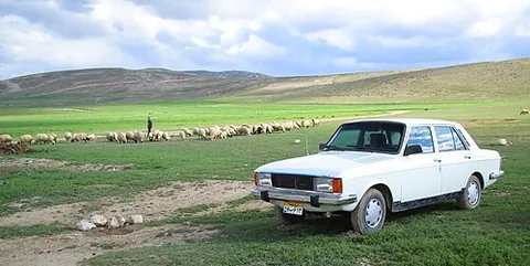 paykan: an automobile very popular in Iran from the late 1960s to the late 1990s