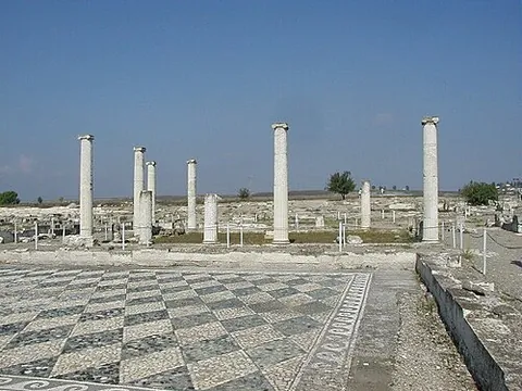 pella: an ancient city, capital of the ancient kingdom of Macedonia
