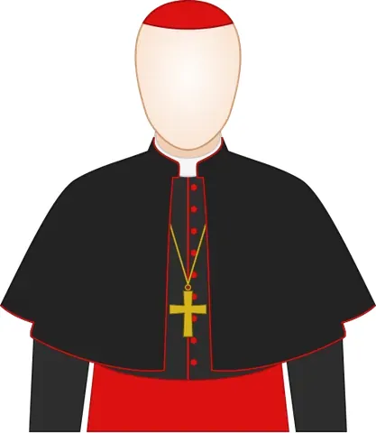 pellegrina: a short cape worn by some Roman Catholic clergy