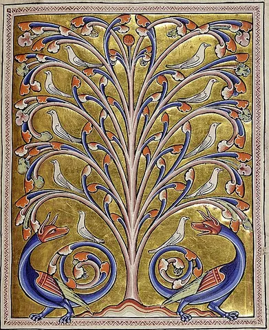 peridexion: a legendary tree believed to grow in India that attracts doves and repels dragons