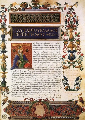 periegesis: a description of an area or territory