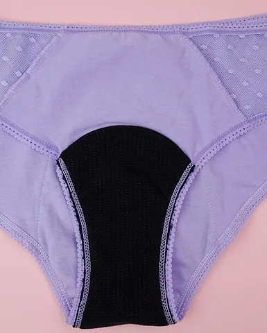 period pants: absorbent underwear used to absorb menstrual flow