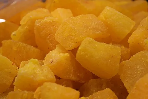 petha: a North Indian sweet made out of pieces of winter melon cooked in sugar syrup. Especially famous...