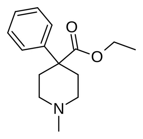 pethidine: a synthetic compound used as a painkilling drug, especially for women in labor