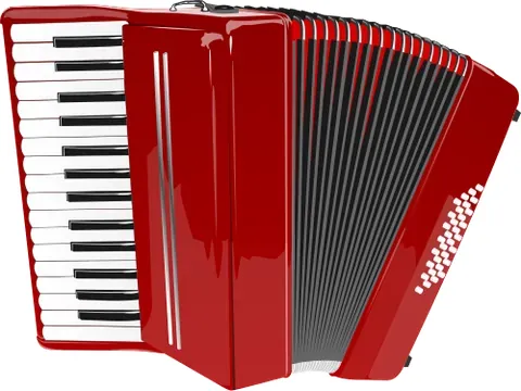 piano accordion: an accordion with a keyboard similar to that of a piano
