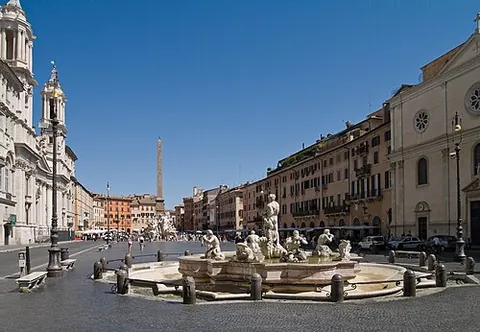 piazza: a public square, especially in Italian cities