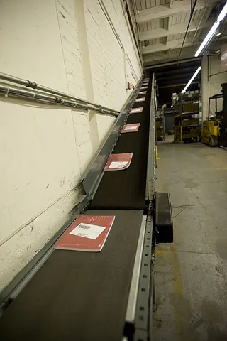 pick-to-belt: an order picking method where a conveyor belt is used to transport goods