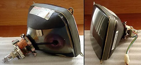 picture tube: the cathode ray tube which produced moving images on the screen of a television set, prior to the...