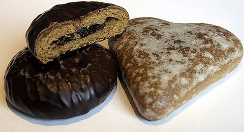 piernik: a Polish sweet-baked good, traditionally made from flour and honey