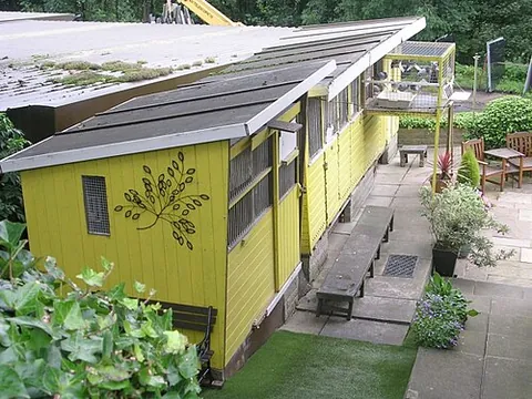 pigeon loft: an outbuilding used for housing and breeding pigeons; a dovecote