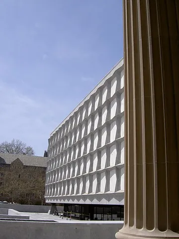 pillar: a large post, often used as supporting architecture
