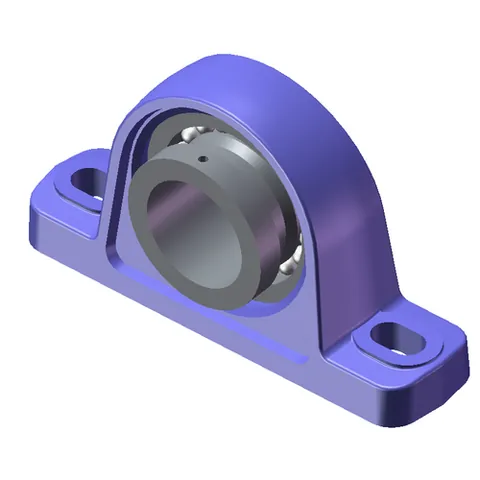 pillow block: a mounting used to support a rotating shaft, using a bearing in a housing which is bolted to a...