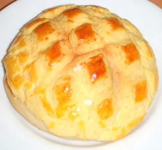 pineapple bun: a sweet bun, mainly popular in Hong Kong and Macau, with a crunchy sugary topping that has a...