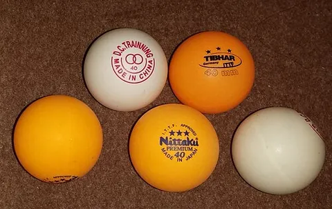 ping pong ball: a lightweight celluloid ball used in the sport of table tennis (ping pong)