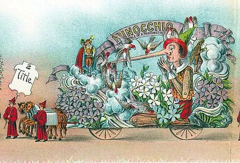 pinocchio: the fictional boy made from wood whose nose gets longer with each lie he tells, protagonist of the...
