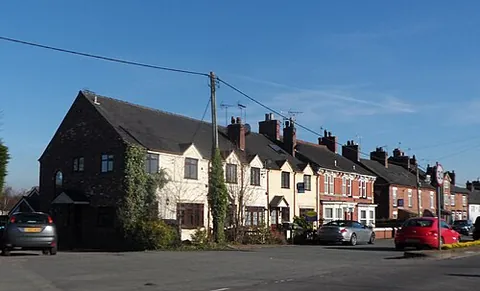 pipe gate: a hamlet in Woore parish, Shropshire, England (OS grid ref SJ7340)