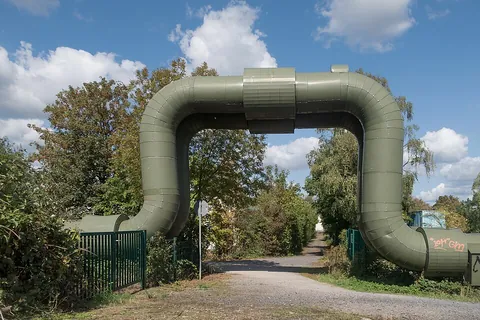 pipework: any system of pipes or tubes; piping