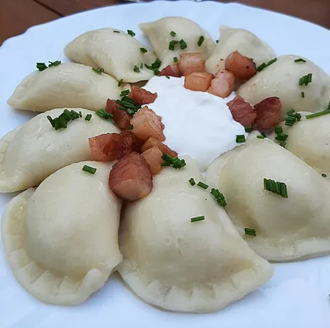pirohy: czech or Slovak pierogi