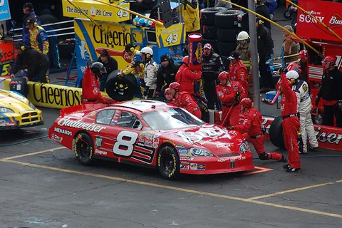 pit stop: a stop made during an automobile race at the pit to refuel and perform other periodic maintenance...