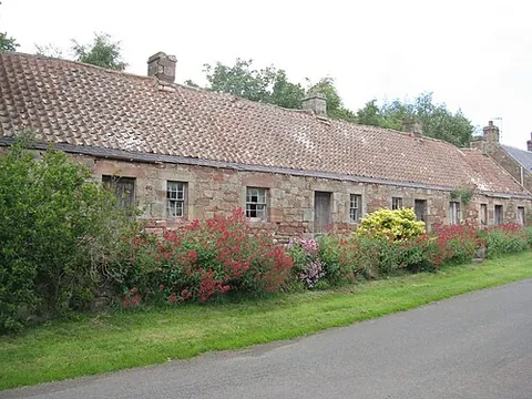 pitcox: a hamlet between Stenton and Dunbar, East Lothian council area, Scotland (OS grid ref NT6475)