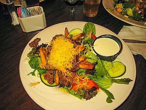 pittsburgh salad: a layered salad from the Western Pennsylvania area, with ingredients such as lettuce and other...