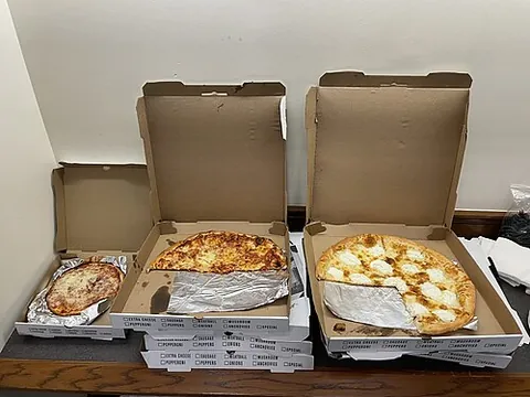 pizza box: a box designed for carrying pizzas
