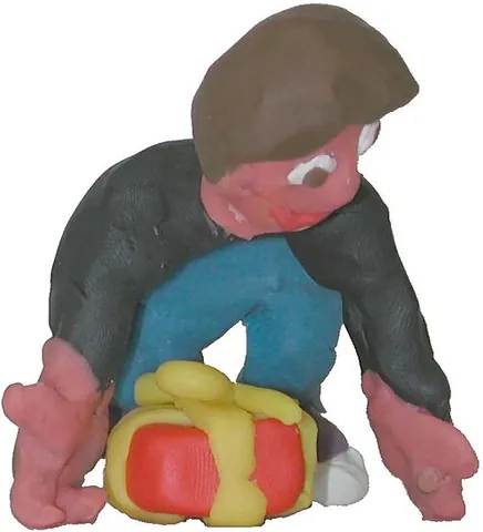 plasticine: modeling clay