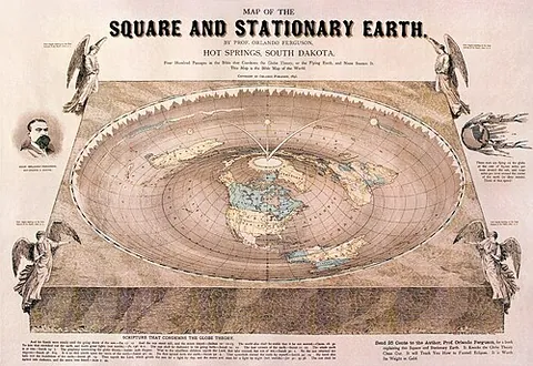 platygaeanism: the belief that the Earth's shape is a plane or disk