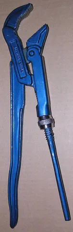 plumber wrench: other type of pipe wrench used to rotate plumbing pipes
