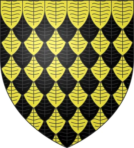 plumetty: divided into a pattern of two or more tinctures which is similar to vairy but resembles feathers
