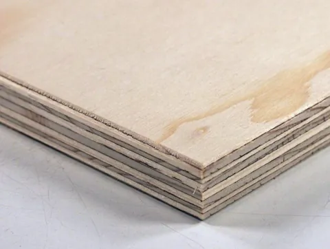 plywood: construction material supplied in sheets, and made of three or more layers of wood veneer glued...
