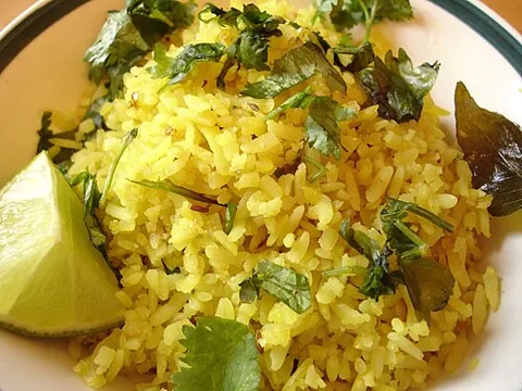 poha: flattened rice