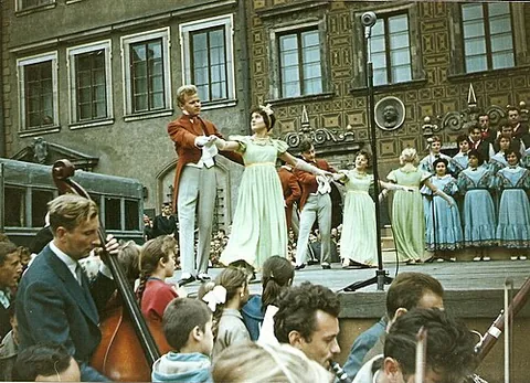 polonaise: a stately Polish dance in triple time and moderate tempo