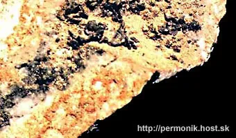 polybasite: a black ore consisting of silver, sulfur, and antimony, with some copper and arsenic