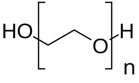 polyoxyethylene: any polymer of ethylene glycol having a general formula HO-(CH₂CH₂O)ₙ-H; they are used in the...