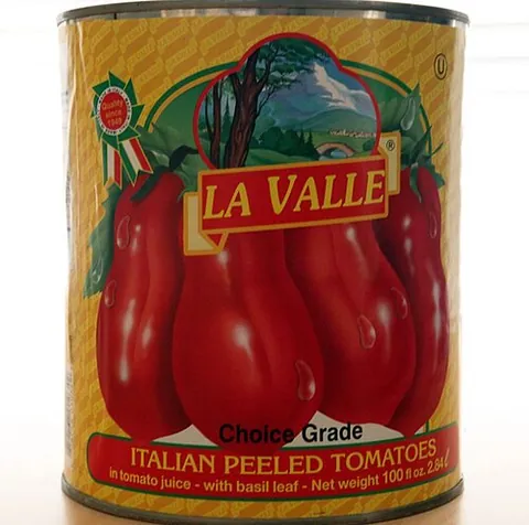 pomodoro: a variety of pear-shaped tomato from Italy; San Marzano tomato