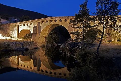 ponte-leccia: a village in Morosaglia commune, Haute-Corse department, Corsica, France
