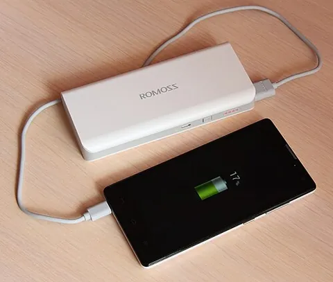 powerbank: a portable and chargeable battery device used to charge mobile phones and tablet computers