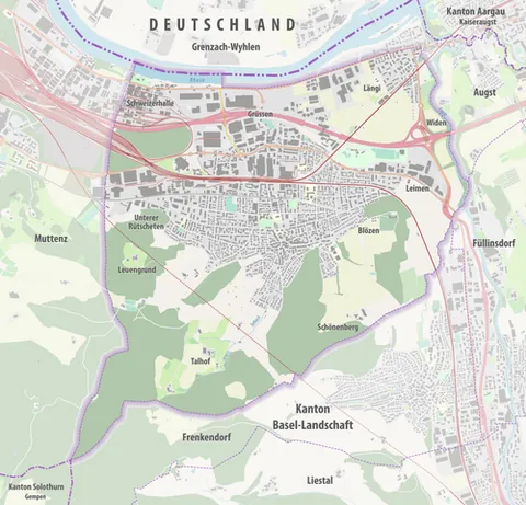 pratteln: a municipality in Liestal district, Basel-Landschaft canton, Switzerland
