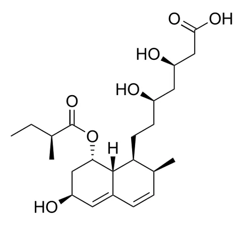 pravastatin: a statin used to lower blood cholesterol levels, especially after a heart attack