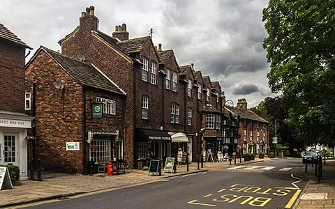 prestbury: a village and civil parish in Cheshire East district, Cheshire, England (OS grid ref SJ9077)