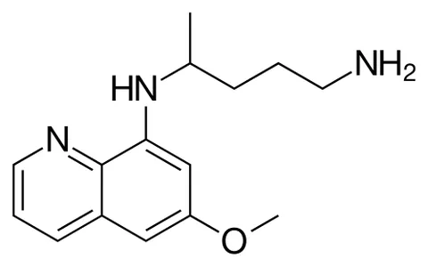 primaquine: a synthetic compound derived from quinoline, used as a medication in the treatment of malaria and...