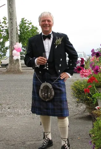 prince charlie jacket: a formal Scottish jacket, normally worn with a kilt