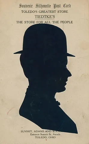 profile: the outermost shape, view, or edge of an object